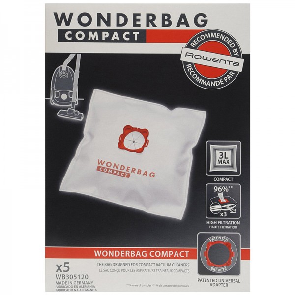 Σακούλες σκούπας Rowenta Wonderbag 